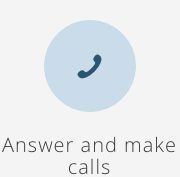 answer make calls housemate